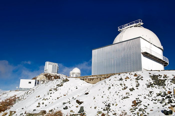 Three telescopes at La Silla