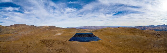 The solar power plant at ESO’s La Silla Observatory