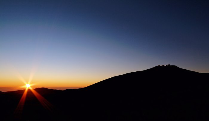 Sunset at ESO's Paranal Observatory
