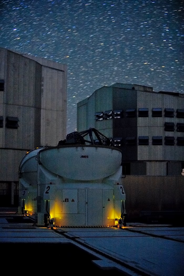 The first two Auxiliary Telescopes at the VLT platform