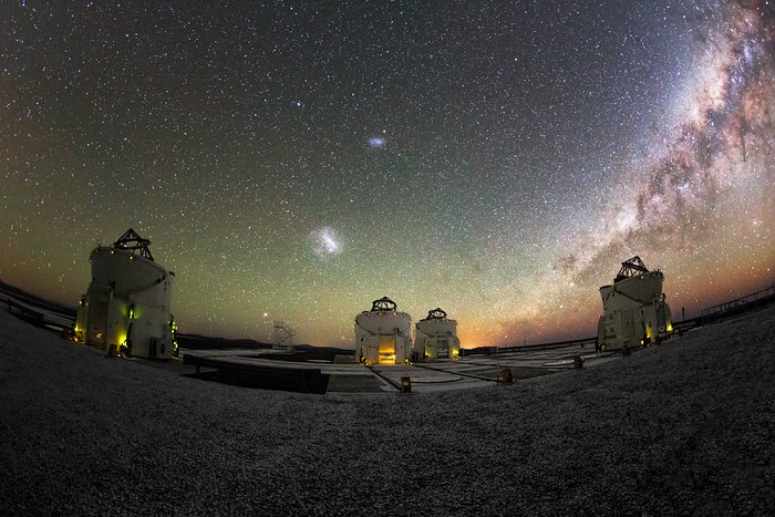 Large and small over Paranal