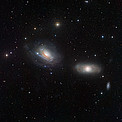 The disturbed galactic duo NGC 3169 and NGC 3166 | ESO