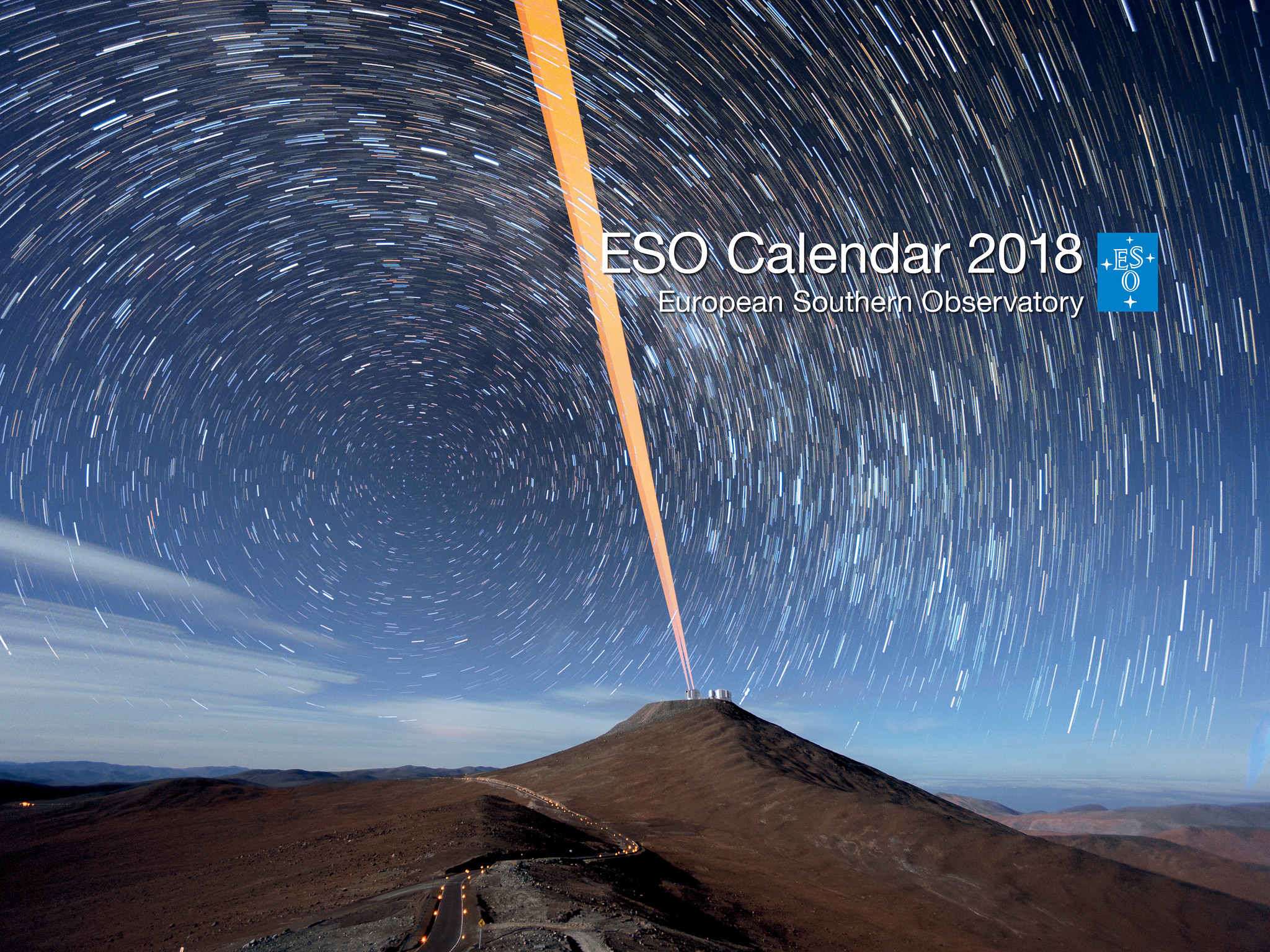 Cover of ESO calendar 2018 | ESO