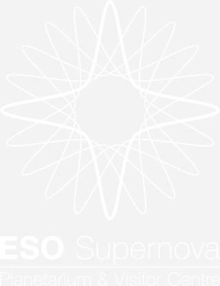 ESO Supernova logo white