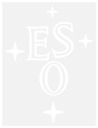 ESO logo outline white, with transparent background