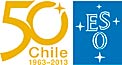 ESO 50th Anniversary Logo (Chile)