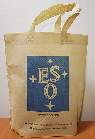ESO logo Chile canvas bag