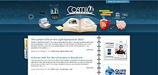 Cosmic Diary mini site