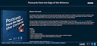 Postcards from the Edge of the Universe mini site