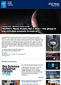 ESO — TRAPPIST-1 -planeetoilla luultavasti runsaasti vettä — Science Release eso1805fi