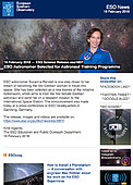 ESO — ESO Astronomer Selected for Astronaut Training Programme — Science Release eso1807