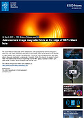 ESO — Gli astronomi mappano i campi magnetici al confine del buco nero di M87 — Science Release eso2105it-ch