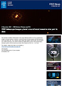 ESO — ESO-telescoop brengt planeet bij zwaarste sterrenpaar tot nu toe in beeld — Science Release eso2118nl-be