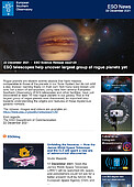 ESO — ESO-Teleskope helfen bei der Entdeckung der bisher größten Anzahl von Einzelgänger-Planeten — Science Release eso2120de-be
