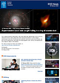 ESO — Nagyon nagy tömegű fekete lyuk kozmikus porgyűrű mögött rejtőzve — Science Release eso2203hu