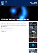 ESO — De verste waarneming ooit van het magnetische veld van een sterrenstelsel — Science Release eso2316nl