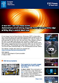 ESO — Astronomen entdecken starke Magnetfelder am Rand des zentralen schwarzen Lochs der Milchstraße — Press Release eso2406de-at