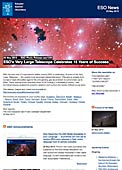ESO Photo Release eso1322nl-be - ESO’s Very Large Telescope viert 15 jaar succes