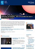 ESO Science Release eso1337sv - Solens äldsta tvilling hittad — ESO:s VLT ger nya ledtrådar för att lösa litium-mysterium