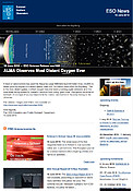 ESO — ALMA trova il più distante ossigeno finora osservato — Science Release eso1620it-ch