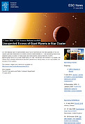 ESO — Niespodziewany nadmiar olbrzymich planet w gromadzie gwiazd — Science Release eso1621pl