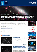 ESO — Supermassiivinen musta aukko hotkii kosmista meduusaa — Science Release eso1725fi