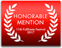 2017 FullDome Festival Honorable Mention Logo