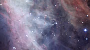 Pan on the Omega Nebula