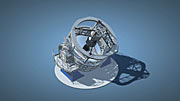Animación en 3D del Telescopio VISTA