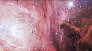 Panorâmica da Nebulosa da Lagoa obtida pelo VST