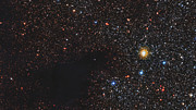 Detailní pohled na temnou mlhovinu LDN 483