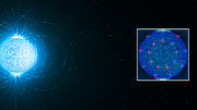 Die Polarisation des Lichts, das von einem Neutronenstern emittiert wird