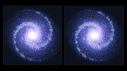 Confronto tra la rotazione delle galassie a disco nell'Universo distante e al giorno d'oggi