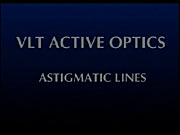 Wonders of active optics: astigmatic