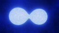 Artist's impression of a contact binary system