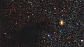 Vista panorâmica da nebulosa escura LDN 483