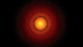 Imagem ALMA do disco em torno da estrela jovem TW Hydrae