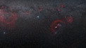 Aproximação à nuvem molecular Orion A sobre a nova imagem VISTA
