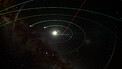 Animação da órbita do cometa interestelar 2I/Borisov