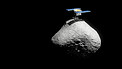 Animação da aterragem da sonda espacial Hayabusa2 no asteróide 1998 KY26