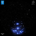 "From Earth to the Universe" — Pleiades Cluster