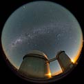 Night falls at La Silla