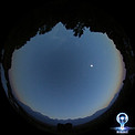 Fulldome of solar eclipse
