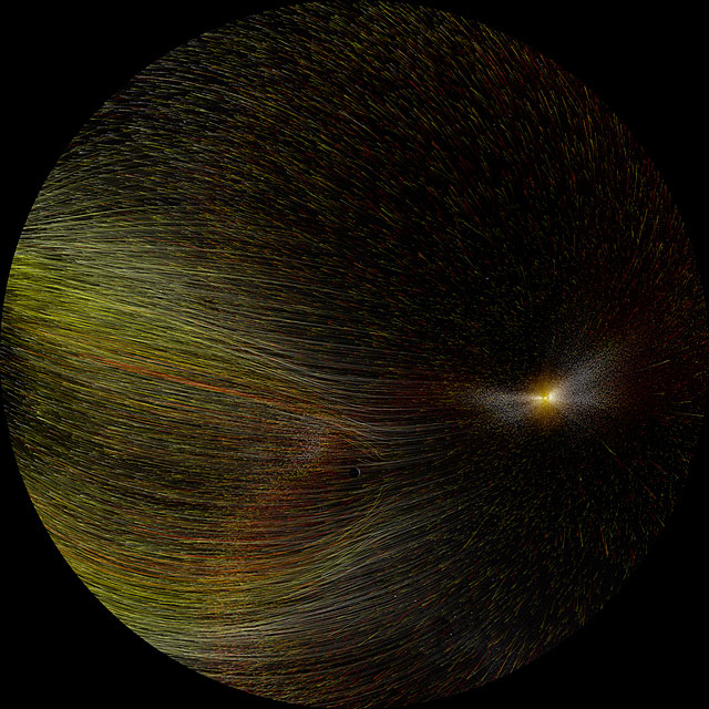 Dynamic Earth: visualisation of a CME