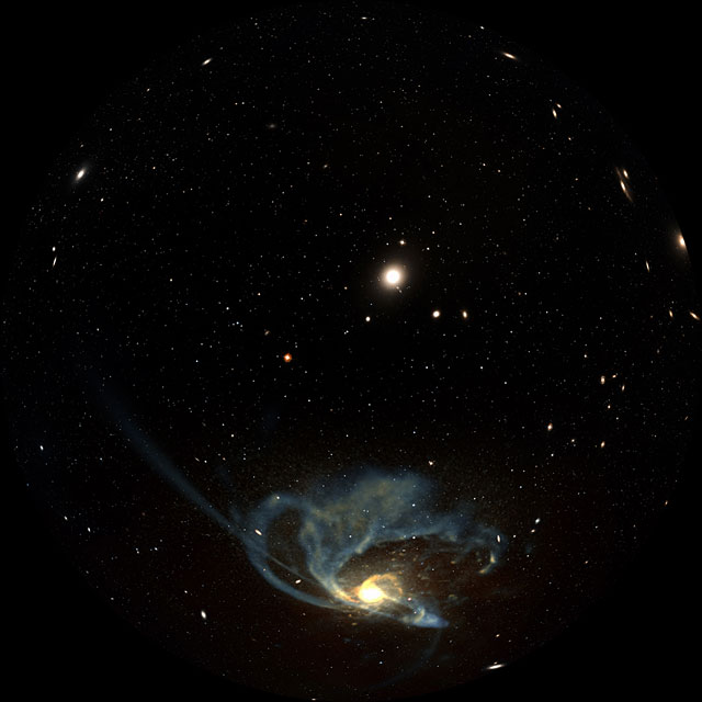 JWST Fulldome Science Simulation: Galaxy Collision