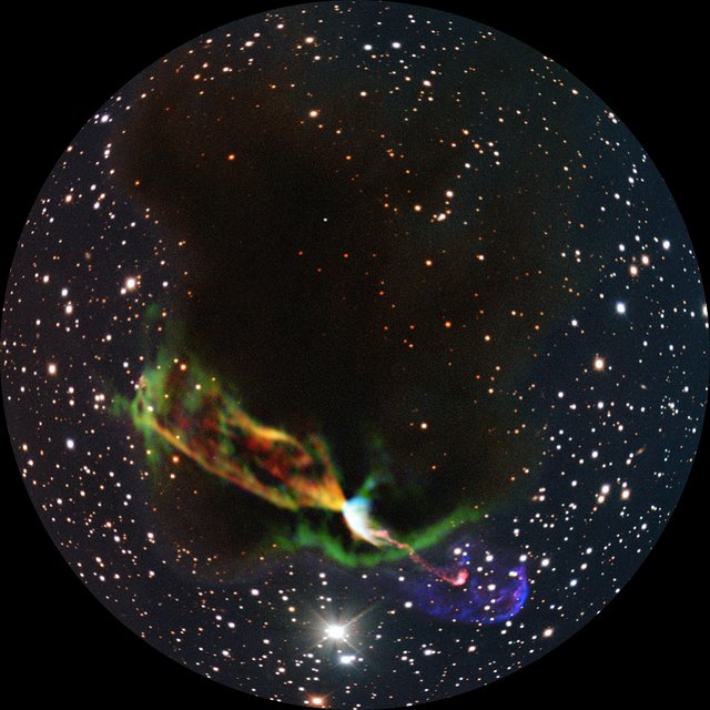 Exploring the Herbig-Haro object HH 46/47 with ALMA (fulldome)