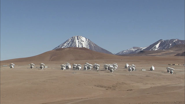 The ALMA array at the Chajnantor plane (part 5)