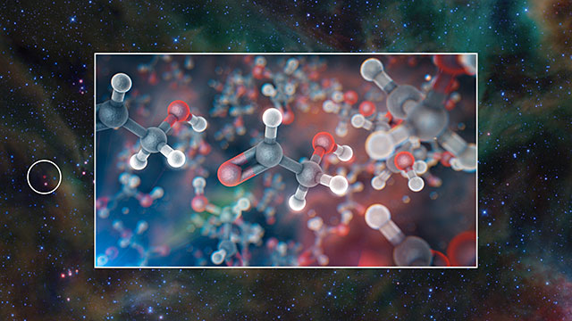 Vergleichsvideo des galaktischen Zentrums im sichtbaren Licht mit dem VISTA-Gigapixelmosaik im nahen Infrarot