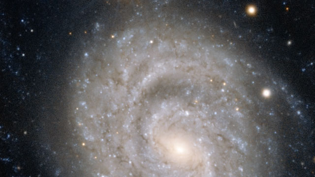 Um olhar mais de perto à galáxia em espiral NGC 1637