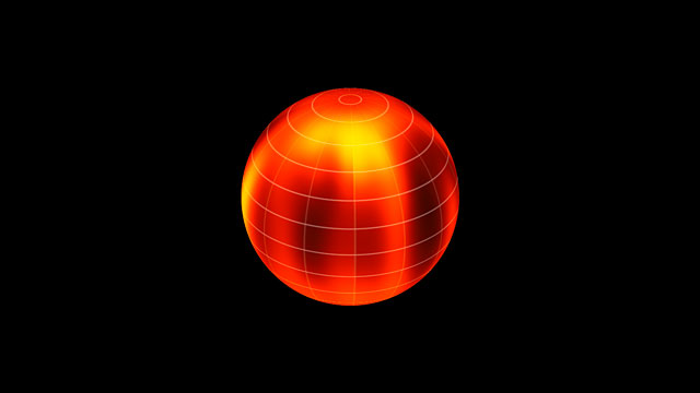 Luhman 16B:n pintakartta, joka on valmistettu VLT-teleskoopin havainnoista